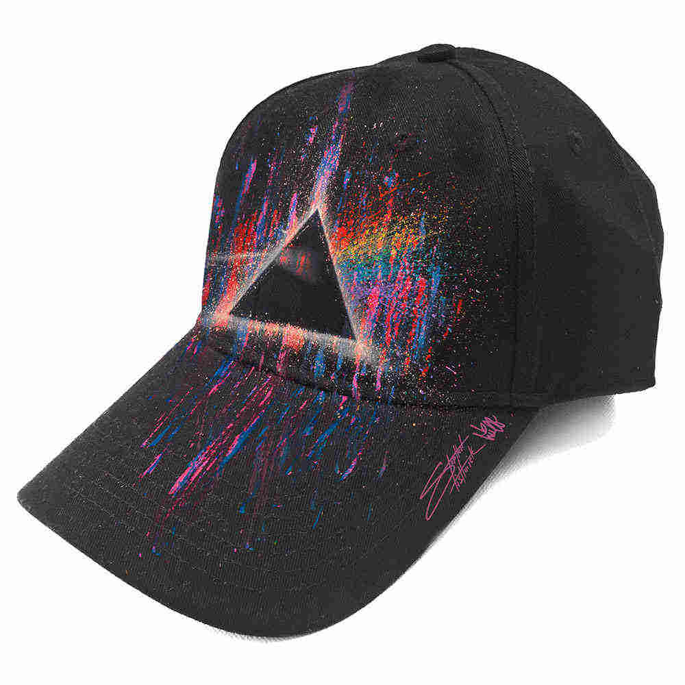 Pink Floyd - DSOTM Pink Splatter Baseball cap - Schwarz